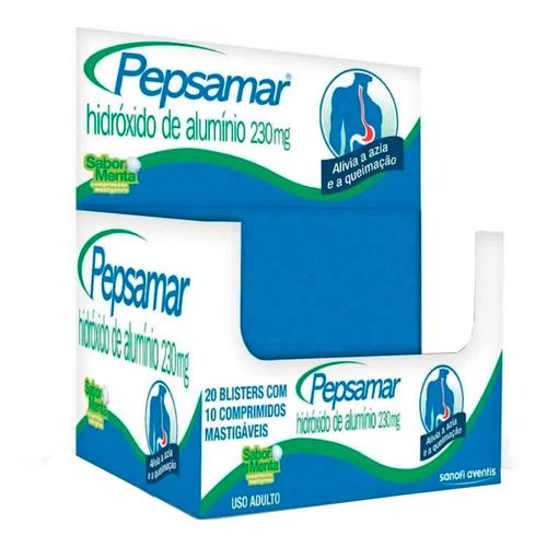 Pepsamar Sanofi Aventis 10 Comprimidos Pepsamar Sanofi Aventis 10 Comprimidos