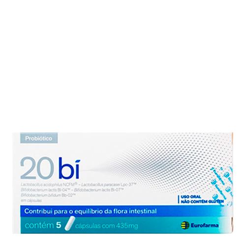Probióticos 20BI Momenta 5 Cápsulas Probióticos 20BI Momenta 5 Cápsulas