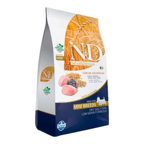 Ração ND Farmina Low Grain Cordeiro Raças Pequenas Adulto Ração ND Farmina Low Grain Cordeiro Raças Pequenas Adulto
