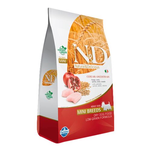 Ração ND Farmina Low Grain Frango Raças Pequenas Adulto Ração ND Farmina Low Grain Frango Raças Pequenas Adulto