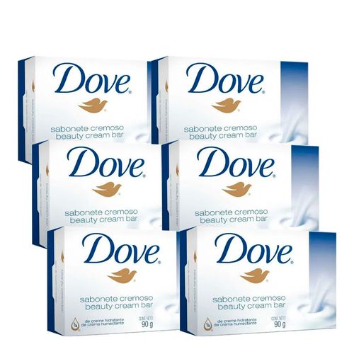 Sabonete Dove Regular 90g 6 Unidades Sabonete Dove Regular 90g 6 Unidades