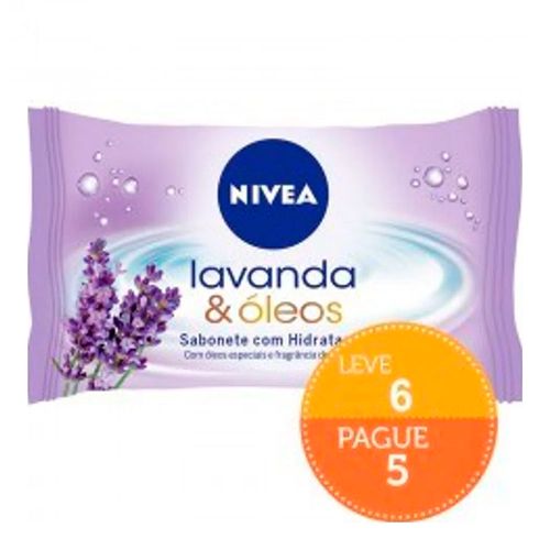 Sabonete em Barra Nivea Erva Limão e Óleos 90g 6 Unidades Sabonete em Barra Nivea Erva Limão e Óleos 90g 6 Unidades