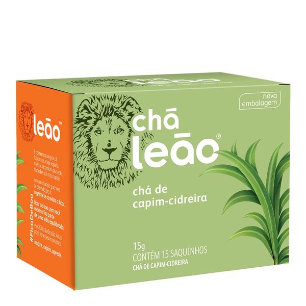 Chá Matte Leão Capim Cidreira 15 Sachês