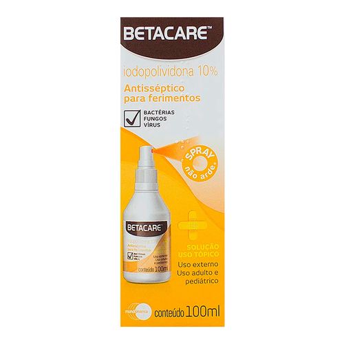 Antisséptico para Ferimentos Betacare Spray 100ml Antisséptico para Ferimentos Betacare Spray 100ml