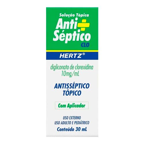 Antisséptico Solução Hertz 30ml Antisséptico Solução Hertz 30ml
