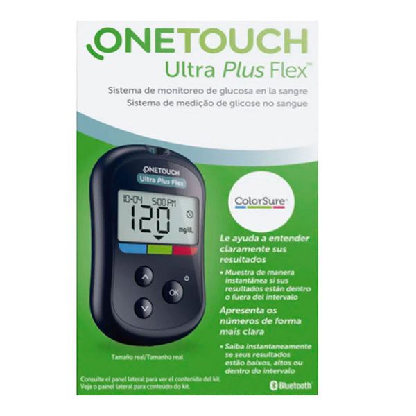 Aparelho Medidor De Glicemia OneTouch Ultra Plus Flex