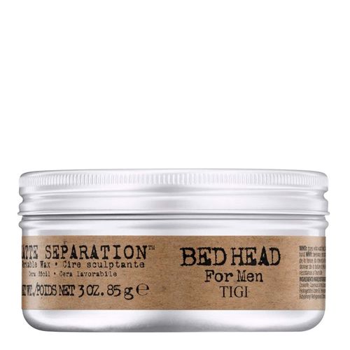 Cera Modeladora Bed Head For Men Matte Separation 85g Cera Modeladora Bed Head For Men Matte Separation 85g