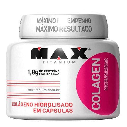 Colágeno 100 cápsulas - Max Titanium