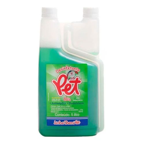 Desinfetante Pet Chemitec 10% - 1 litro Desinfetante Pet Chemitec 10% - 1 litro