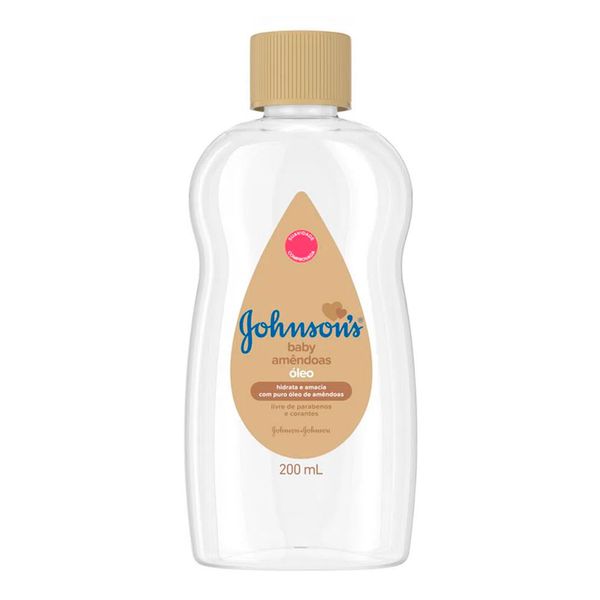 Óleo Johnson's Baby Amêndoas 200ml