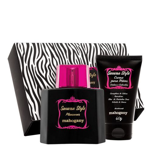 Estojo Savana Style Fragrância Desodorante 100ml + Creme Para Mãos Mahogany 60g Estojo Savana Style Fragrância Desodorante 100ml + Creme Para Mãos Mahogany 60g