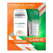 Kit Protetor Solar Facial Neostrata Minesol Oil Control FPS 30 40g + Gel de Limpeza Intensive Cleanser 60ml
