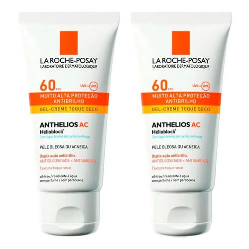Kit Proteção Solar Facial Anthelios Ac FPS 60 50g C/ 2 Unidades Kit Proteção Solar Facial Anthelios Ac FPS 60 50g C/ 2 Unidades
