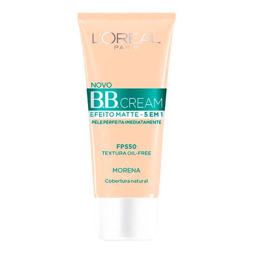 Base BB Cream L'Oréal Paris Efeito Matte Cor Escura FPS50 30ml