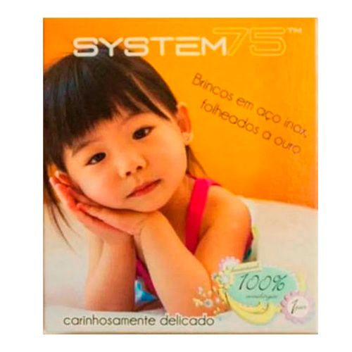Brinco Infantil System 75 Bolinha Brinco Infantil System 75 Bolinha
