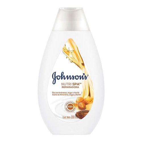 Hidratante Johnsons Nutri Spa Reparadora Soft Óleo de Amendoas, Argan e Karité 200ml Hidratante Johnsons Nutri Spa Reparadora Soft Óleo de Amendoas, Argan e Karité 200ml