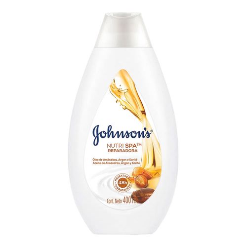 Hidratante Johnsons Nutri Spa Reparadora Soft Óleo de Amendoas, Argan e Karité 400ml Hidratante Johnsons Nutri Spa Reparadora Soft Óleo de Amendoas, Argan e Karité 400ml