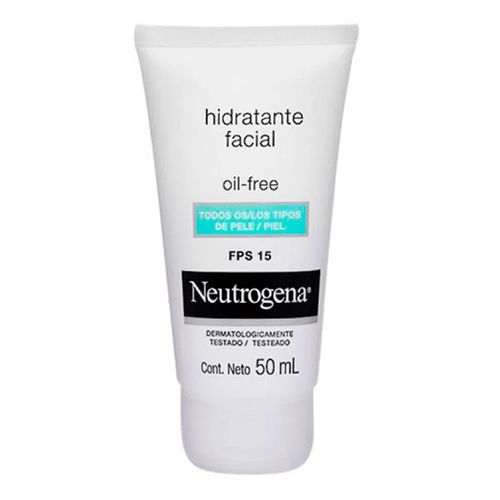 Hidratante Facial Neutrogena Oil Free FPS15 50ml 3 Unidades