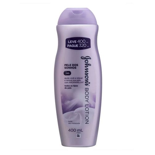 Loção Hidratante Johnson's Body Lotion Pele dos Sonhos 400ml Loção Hidratante Johnson's Body Lotion Pele dos Sonhos 400ml