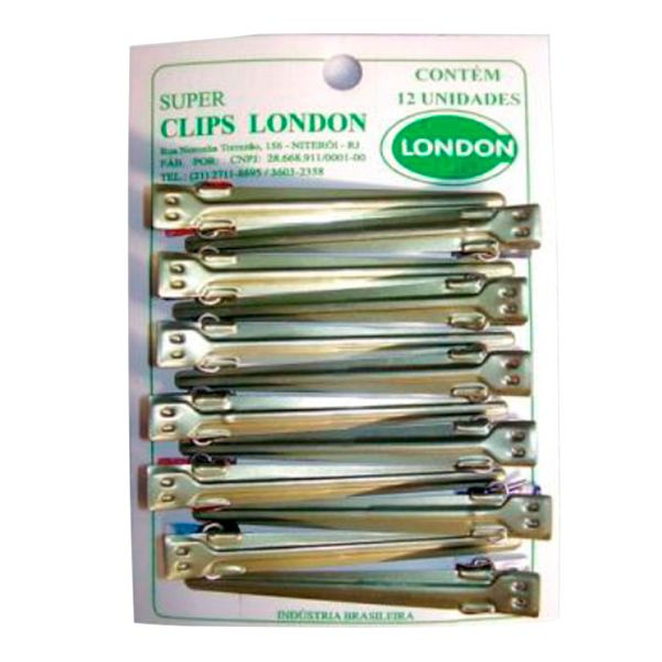 Clips de Alumínio London 12 Unidades