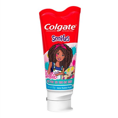 Creme Dental Colgate Smiles Barbie 100g Creme Dental Colgate Smiles Barbie 100g