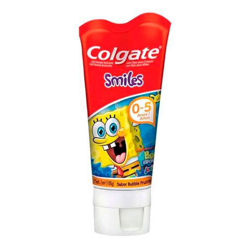 Creme Dental Colgate Smiles Bob Esponja 0 A 5 Anos 100g Creme Dental Colgate Smiles Bob Esponja 0 A 5 Anos 100g