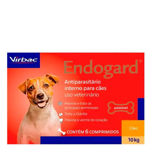 ENDOGARD - para cães até 10kg- cx c/6 compr. ENDOGARD - para cães até 10kg- cx c/6 compr.