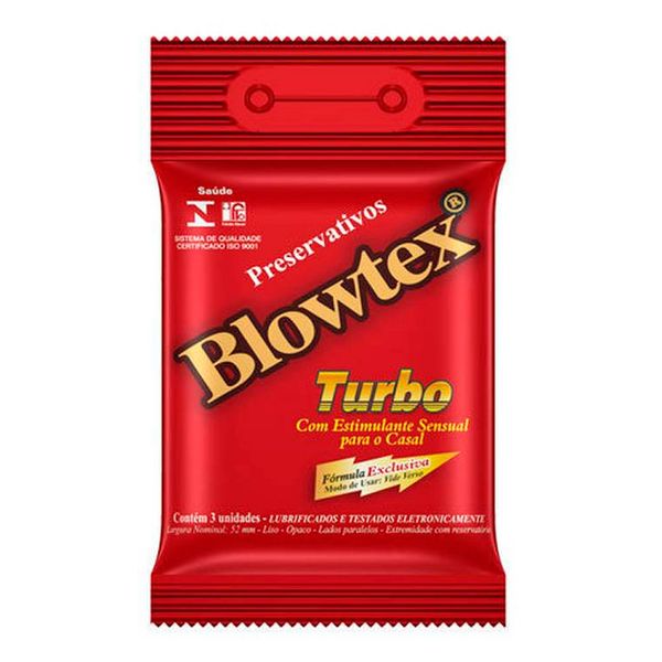 Preservativo Blowtex Turbo 3 Unidades