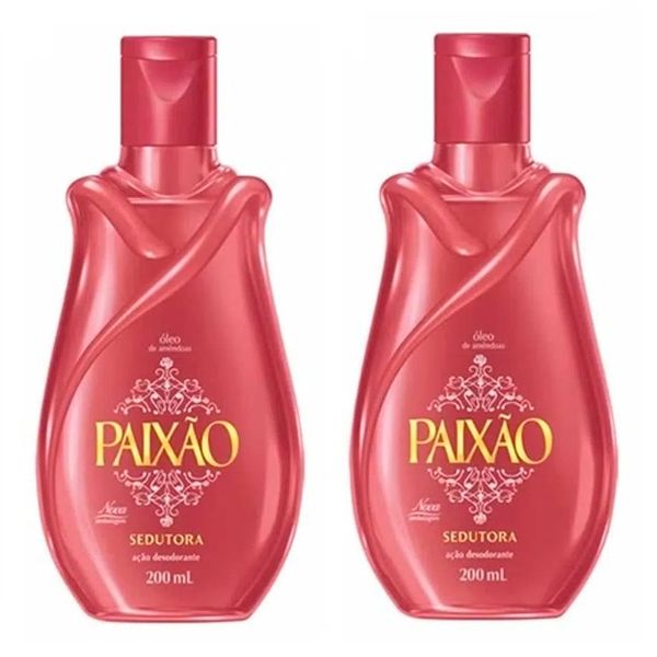 Óleo de Amêndoa Paixão Sedução 200ml 2 Unidades