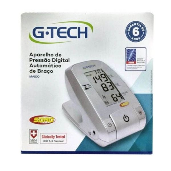 Aparelho De Pressão Digital Automático Ma100 G-Tech Ma100