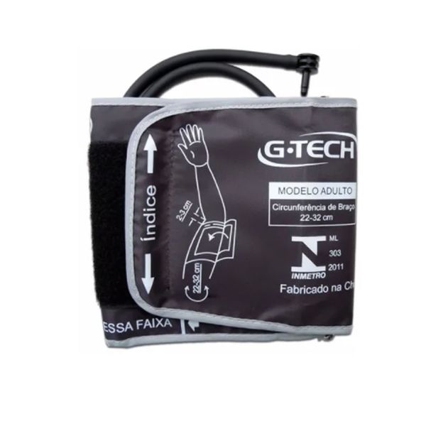 Braçadeira Adulto Para Ap. De Pressao Dig. De Braco La250 (22-32Cm) - G Tech Braçadeira Adulto 22-32