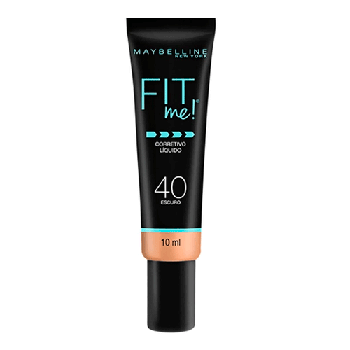 Corretivo Líquido Maybelline Fit Me 40 Escuro 10ml Corretivo Líquido Maybelline Fit Me 40 Escuro 10ml