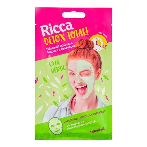 662542---mascara-facial-ricca-limpeza-e-renovacao-detox-total-25g 662542---mascara-facial-ricca-limpeza-e-renovacao-detox-total-25g