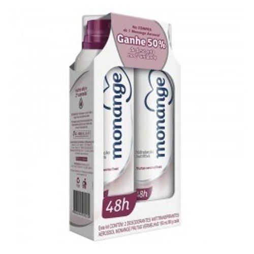 Desodorante Aerosol Monange Frutas Vermelhas 150ml C/ 2 Unidades Desodorante Aerosol Monange Frutas Vermelhas 150ml C/ 2 Unidades