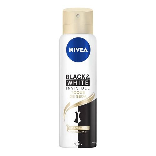 Desodorante Aerosol Nivea Feminino Black&White Toque de Seda 150ml Desodorante Aerosol Nivea Feminino Black&White Toque de Seda 150ml