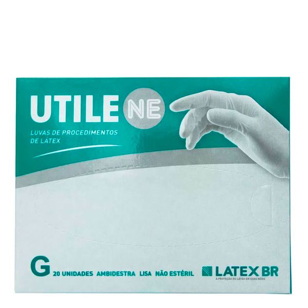 Luva de Procedimento de Látex Utile G 20 Unidades