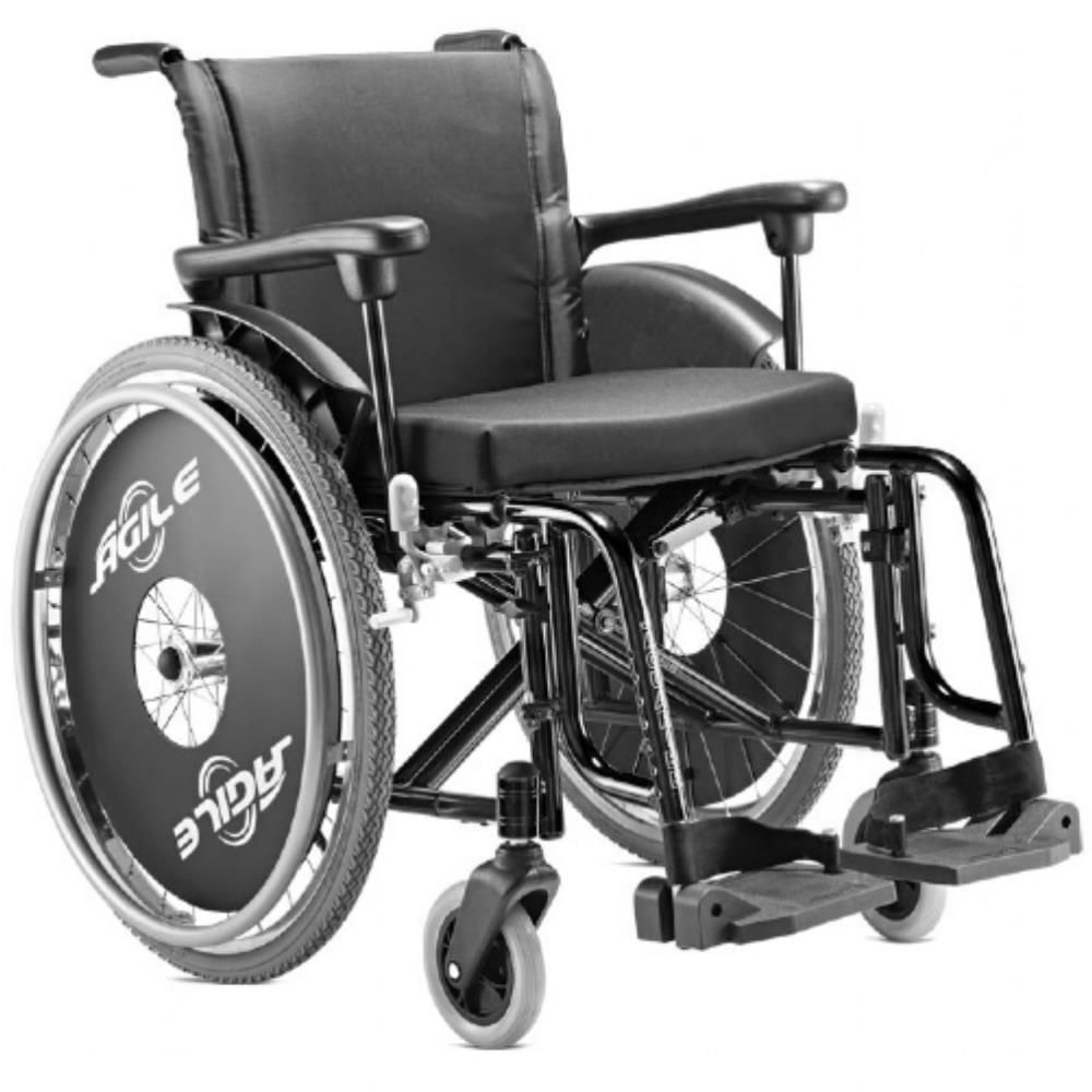 Cadeira De Rodas Jaguaribe Agile Semi-Obesa 48cm
