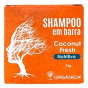 Shampoo em Barra Orgânica Coconut Fresh Nutritivo 75g