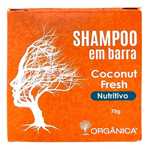 Shampoo em Barra Orgânica Coconut Fresh Nutritivo 75g Shampoo em Barra Orgânica Coconut Fresh Nutritivo 75g