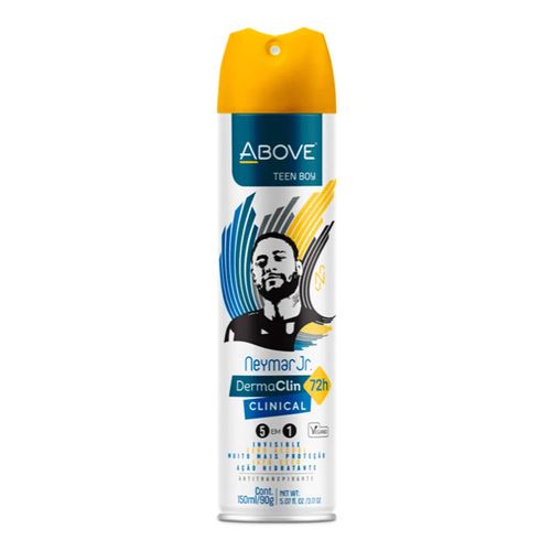 Desodorante Aerosol Teen Máculino Above Clinical Neymar Júnior 150ml