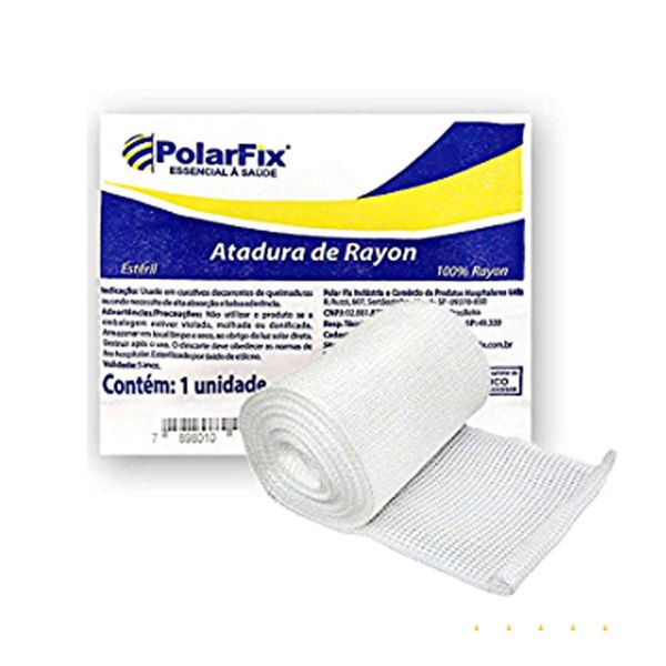 Atadura Rayon Esteril 7,5X5 Polarfix Atadura Rayon Esteril 7,5X5 Polarfix