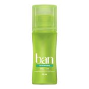 Desodorante Ban Roll On Unscented Sem Perfume 44ml