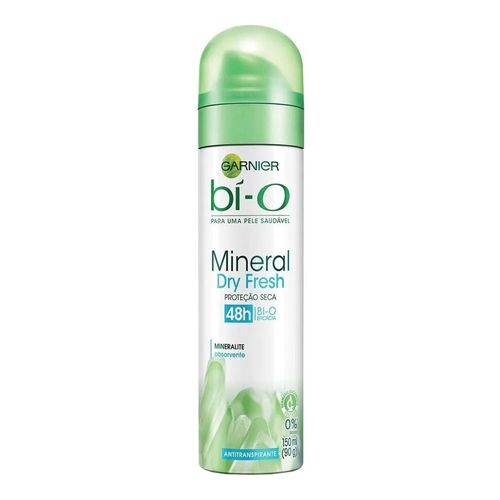 Desodorante Bi-O Aerosol Dry Fresh Feminino Garnier 150ml Desodorante Bi-O Aerosol Dry Fresh Feminino Garnier 150ml