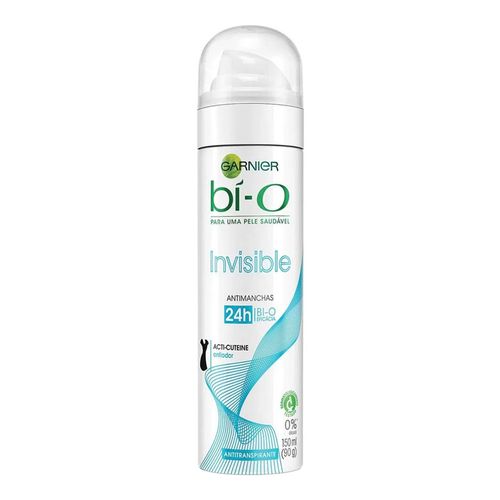 Desodorante Bi-O Aerosol Invisible Feminino - 150ml Desodorante Bi-O Aerosol Invisible Feminino - 150ml