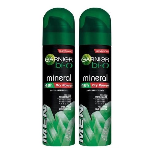 Desodorante Bi-O Aerosol Masculino Dry Power 150ml C/ 2 Unidades Desodorante Bi-O Aerosol Masculino Dry Power 150ml C/ 2 Unidades