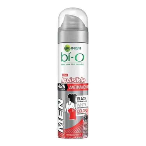 Desodorante Bi-O Aerosol Masculino Invisible Black White Colors 150ml
