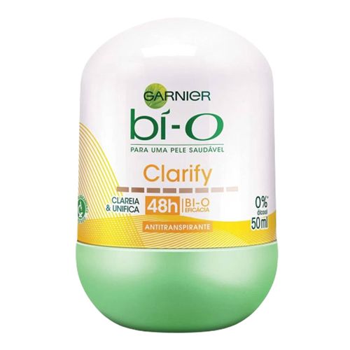 Desodorante Bí-O Roll On Feminino Clarify 50ml Desodorante Bí-O Roll On Feminino Clarify 50ml