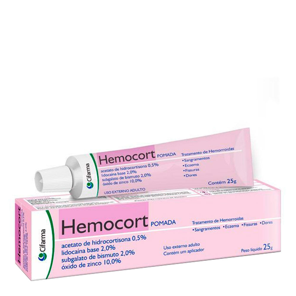 Anti-hemorroidal Hemocort 0,5% + 2% + 2% + 10% 25g