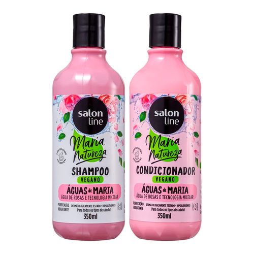 Kit Shampoo + Condicionador Maria Natureza Solução Micelar Kit Shampoo + Condicionador Maria Natureza Solução Micelar