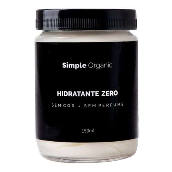 Hidratante Facial Simple Organic Zero Sem Cor Perfume 150ml